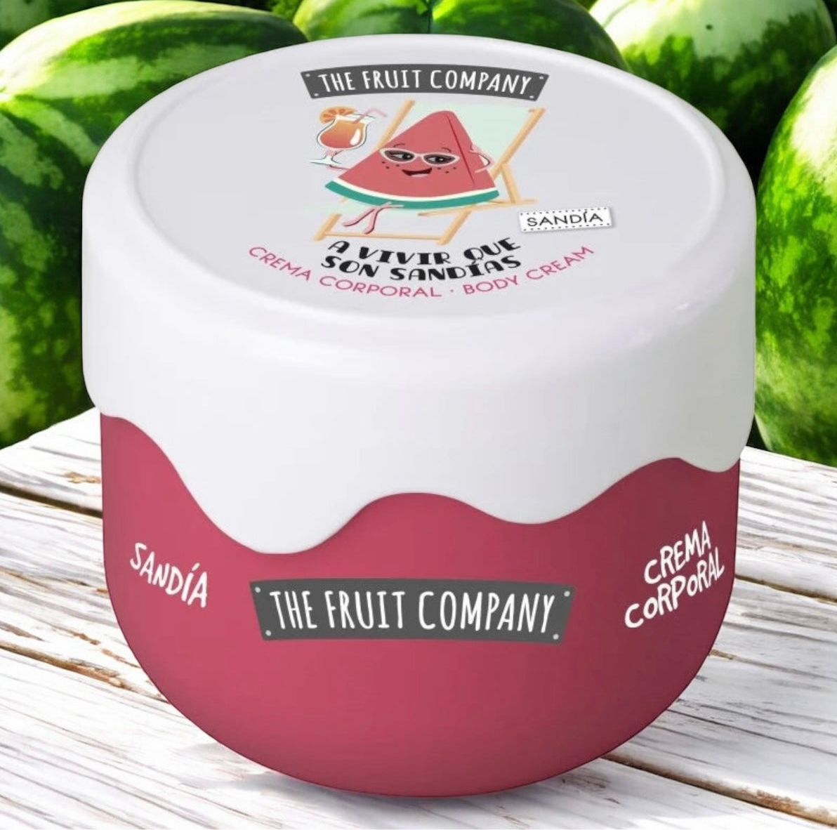 Crème corps The fruit Company à la pastèque