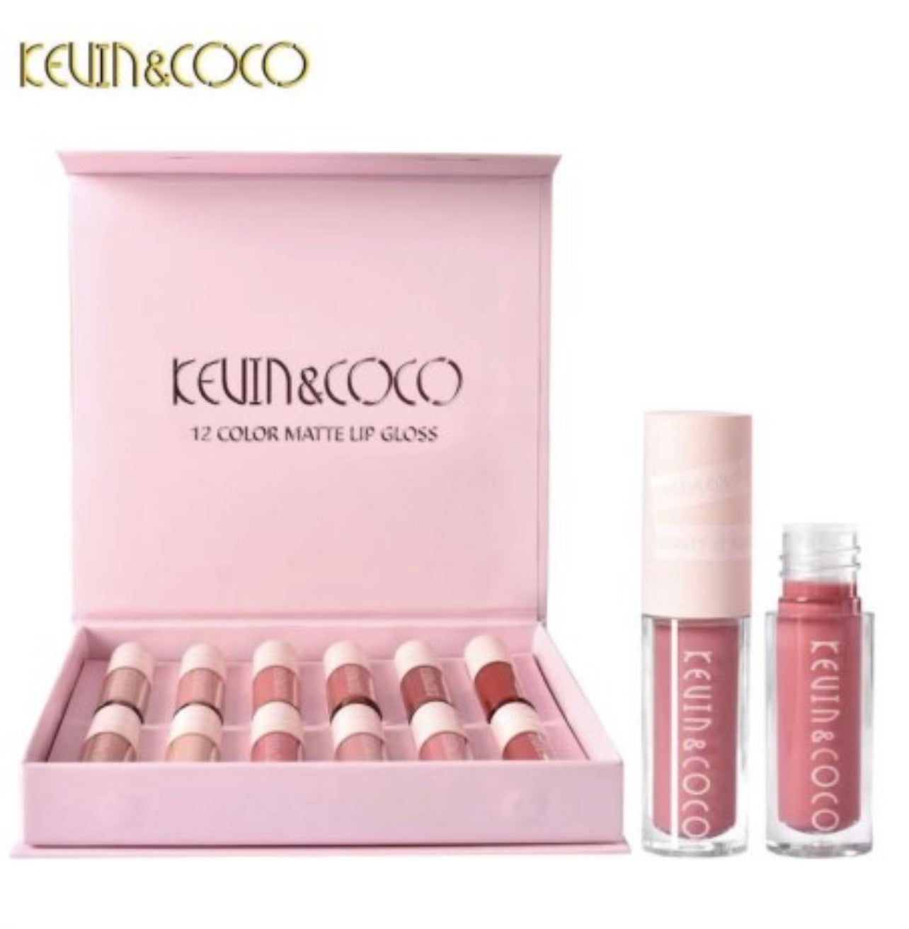 Coffret 12 rouge à lèvres Kevin&Coco