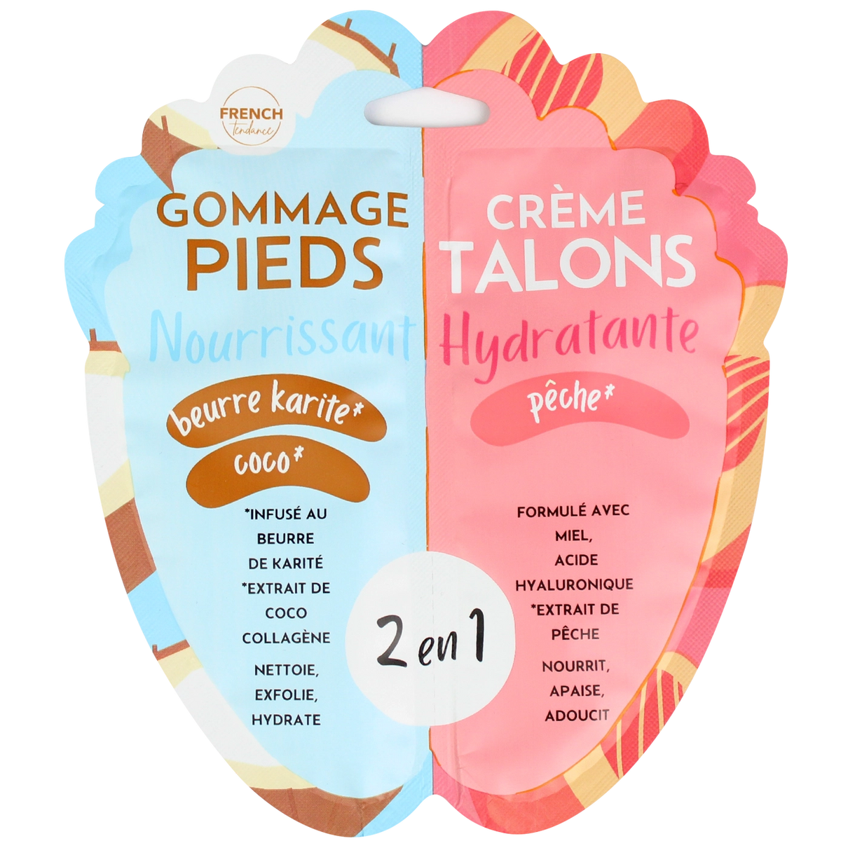 Duo gommage/ gel hydratant pieds