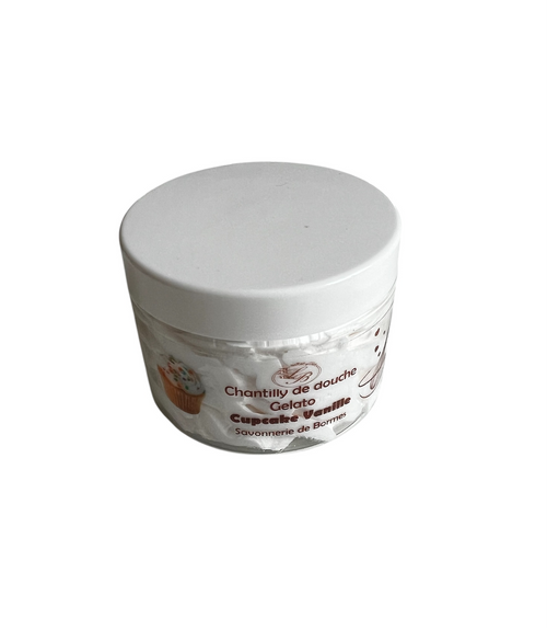 Chantilly de douche Cup cake vanille