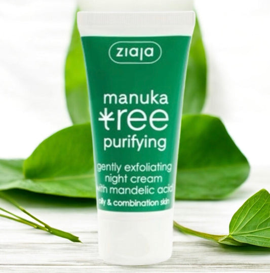 Crème de nuit exfoliante & purifiante au Manuka