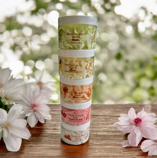 5 chantilly de douche mystère
