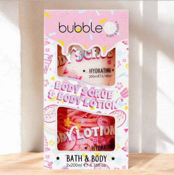 Coffret exfoliant & lotion corporel Sweetea