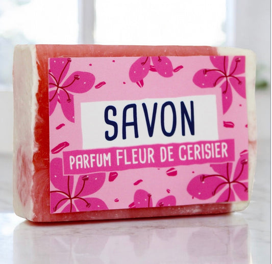 Savon en tranche - Fleur de cerisier