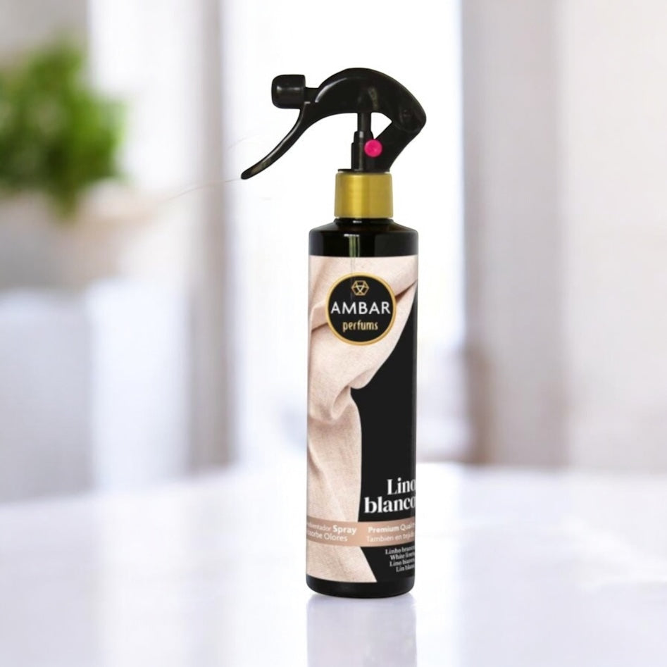Spray d’ambiance maison Lin blanc