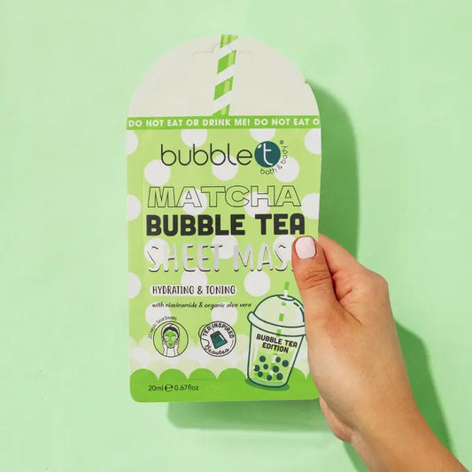 Masque hydratant Bubble Tea Matcha