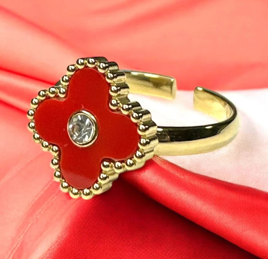 Bague Trèfle Agatha
