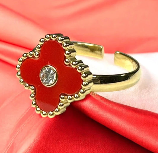 Bague Trèfle Agatha