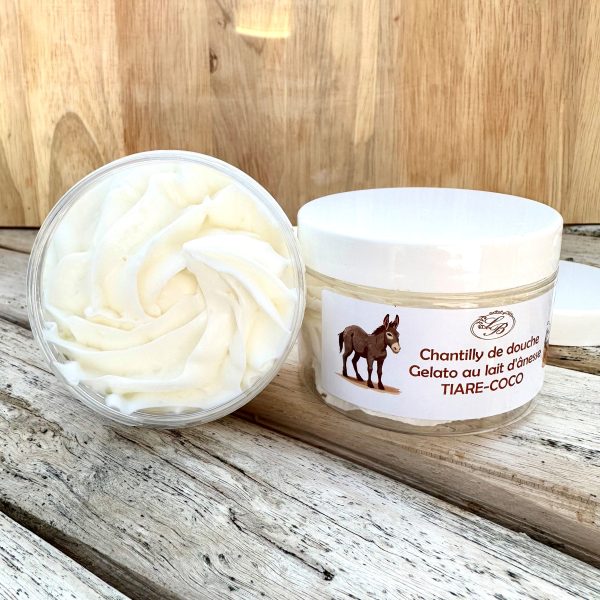 Chantilly de douche Lait d'ânesse Monoï